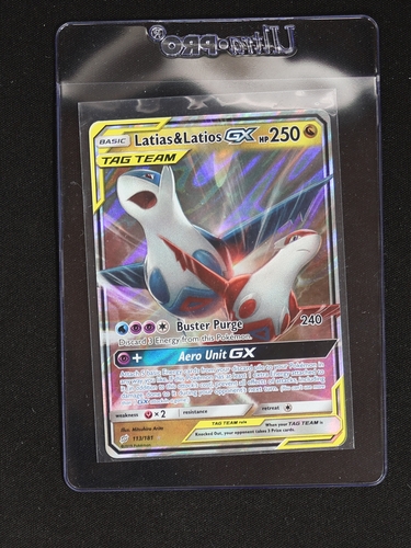 2019 Pokémon Sun & Moon Team Up #113 Latias & Latios GX — front