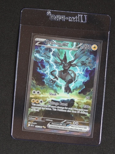 2025 Pokémon Scarlet & Violet #166 Zekrom EX Black Bolt Special Illustration Rare — front