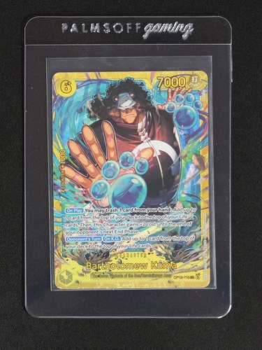 2025 One Piece OP12-119 Bartholomew Kuma — front