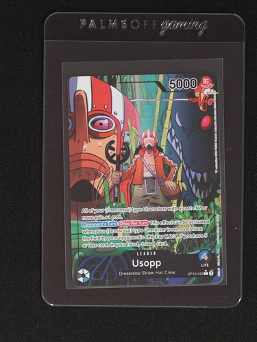 One Piece Royal Blood OP10-042 Usopp Alt Art Leader Parallel — front
