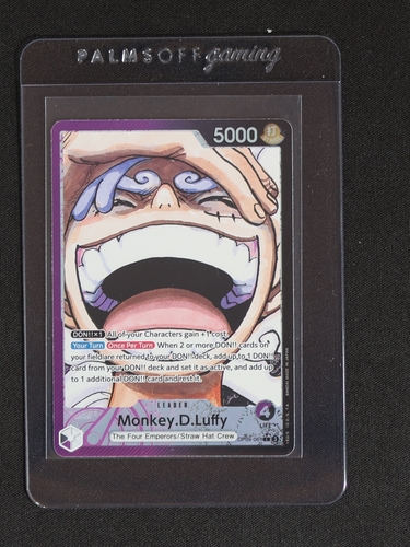 2024 One Piece TCG OP09-061 Monkey D. Luffy Alternate Art Leader — front