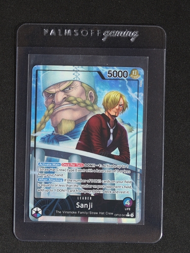 2025 One Piece OP12-041 Sanji Alternate Art Legacy of the Master — front