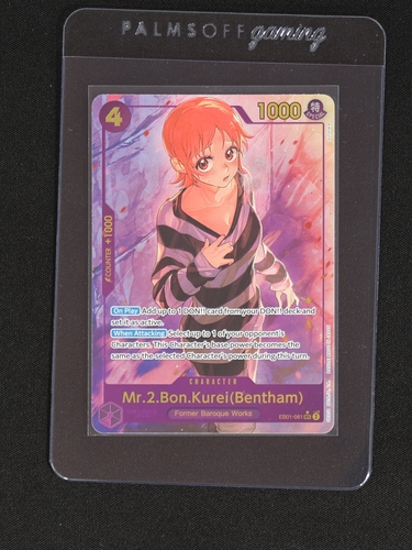 2024 One Piece Card Game EB01-061 Mr. 2 Bon Kurei (Bentham) — front