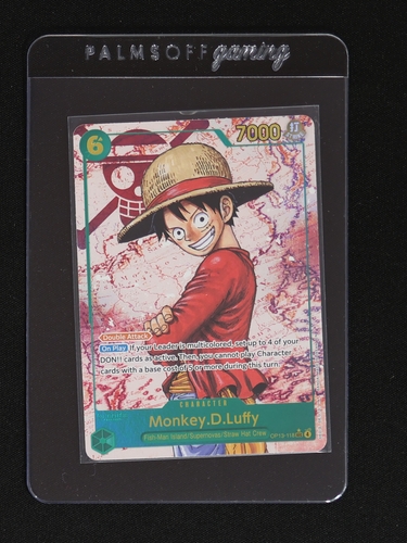 2025 One Piece Card Game OP13-118 Monkey D. Luffy Carrying On His Will — front