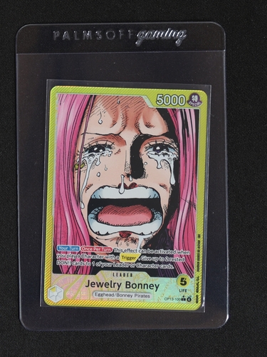 2025 One Piece Card Game OP13-100 Jewelry Bonney Alternate Art Leader — front