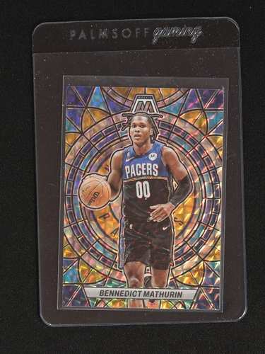 2022-23 Panini Mosaic Stained Glass #7 Bennedict Mathurin — front