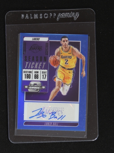 2018-19 Panini Contenders Optic Season Ticket Lonzo Ball — front