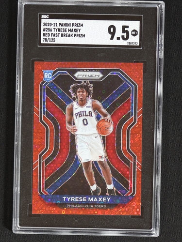 2020-21 Panini Prizm #256 Tyrese Maxey — front