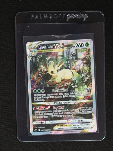 2023 Pokémon Sword & Shield Crown Zenith #GG35 Leafeon VSTAR — front