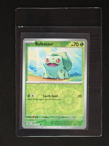 2023 Pokémon TCG Scarlet & Violet 151 #001 Bulbasaur — front