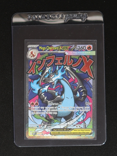 2025 Black Star Promo #023 Mega Charizard X EX — front