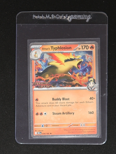 2025 Pokemon Destined Rivals #034 Ethan's Typhlosion — front