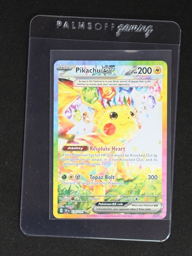 2024 Pokemon SV08 Surging Sparks #238/191 Pikachu ex — front