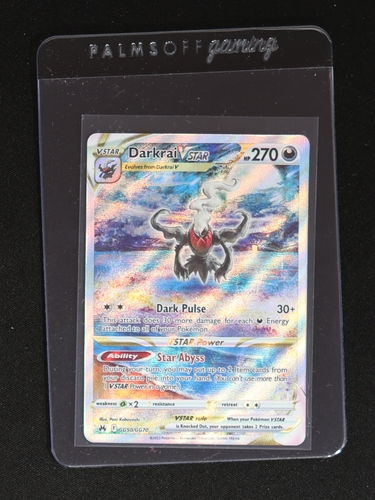 2023 Pokémon Crown Zenith #GG50 Darkrai VSTAR — front