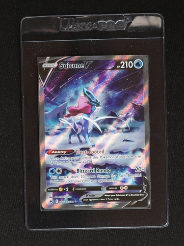 2023 Pokemon Sword & Shield Crown Zenith #GG38 Suicune V — front