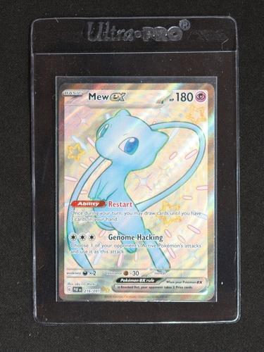 2023 Pokémon TCG Paldean Fates #216 Mew EX — front