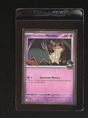 2025 Pokémon SV10: Destined Rivals #087 Team Rocket's Mimikyu — front