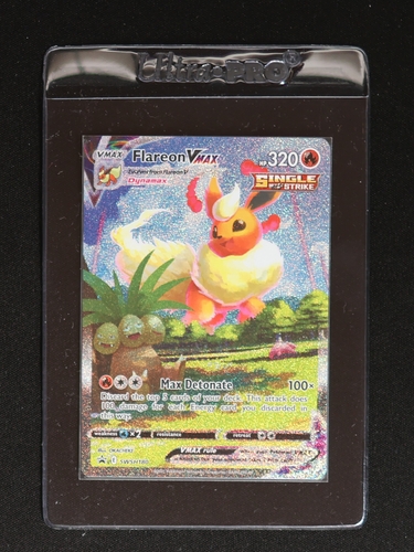 2021 Pokémon SWSH Black Star Promo #180 Flareon VMAX — front