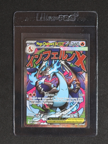 2025 Pokémon Black Star Promo #023 Mega Charizard X EX — front