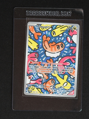 2024 Pokémon TCG Twilight Masquerade #186 Tatsugiri Illustration Rare — front
