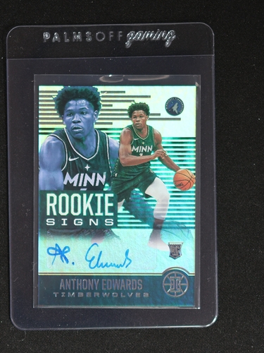 2020-21 Panini Illusions Rookie Signs #RS-AED Anthony Edwards — front