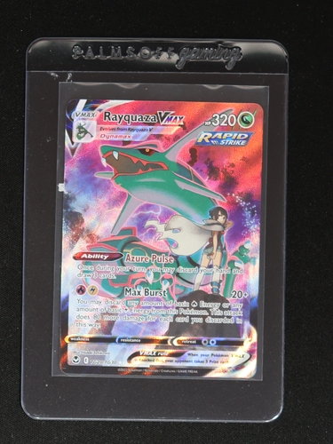 2022 Pokémon TCG Sword & Shield Silver Tempest #TG20 Rayquaza VMAX — front