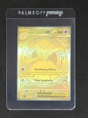 2015 Pokémon Mega Evolutions #187 Mega Gardevoir EX — front