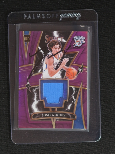 2021 Panini Select Sparks #SP-JGD Josh Giddey Rookie Patch — front