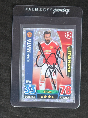 2015 Topps Champions League #331 Juan Mata — front