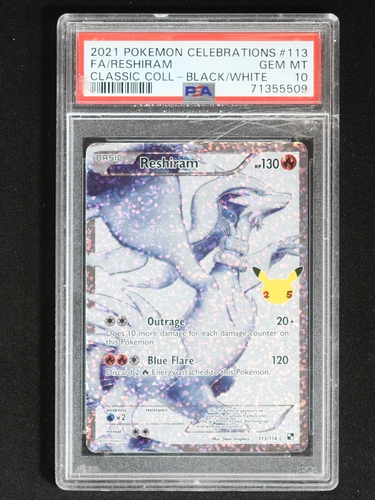 2021 Pokémon Celebrations Classic Collection #113 Reshiram — front