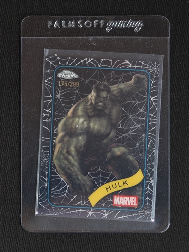 2025 Topps Chrome Marvel #128 Hulk — front
