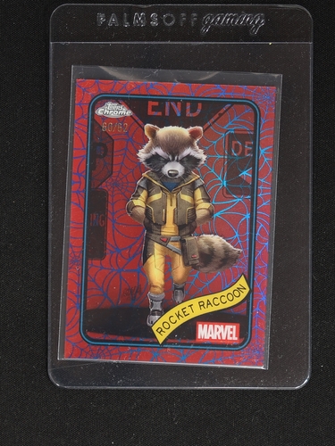 2025 Topps Chrome Marvel #120 Rocket Raccoon — front