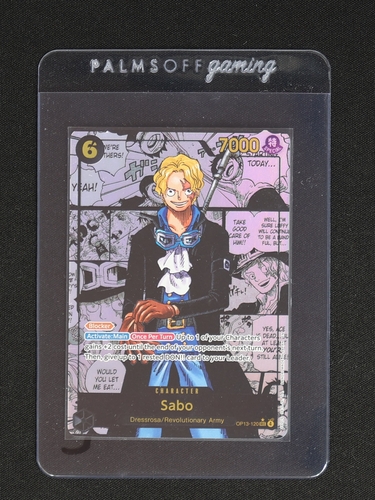 2025 One Piece TCG OP13-120 Sabo Carrying on His Will — front