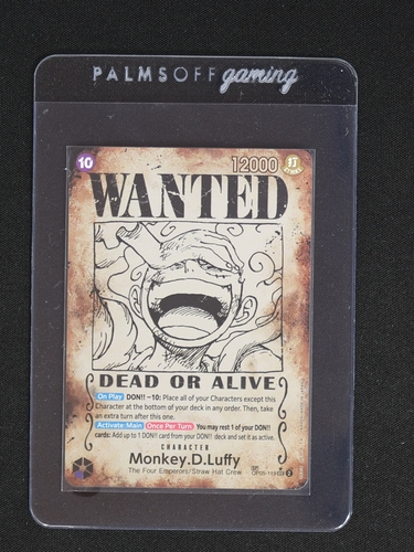 2024 One Piece OP05-119 Monkey D. Luffy Wanted Poster — front