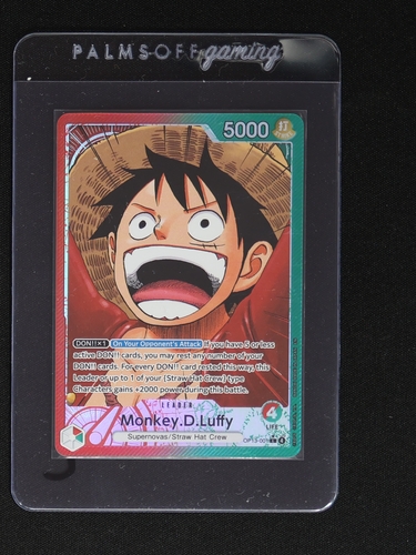 2025 One Piece Card Game OP13-001 Monkey D. Luffy Leader Alternate Art — front