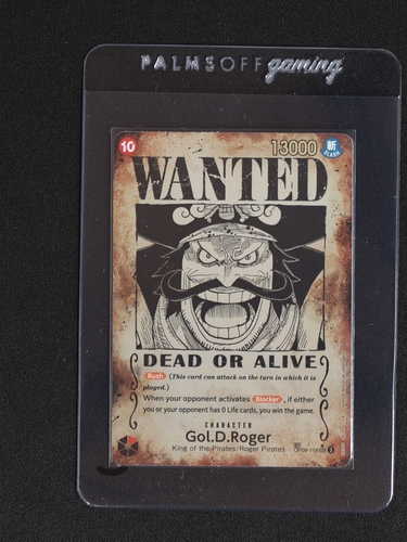 2025 One Piece Card Game OP09-118 Gol D. Roger Wanted Poster — front