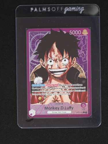 2023 One Piece Card Game OP05-060 Monkey D. Luffy Leader Alt Art — front