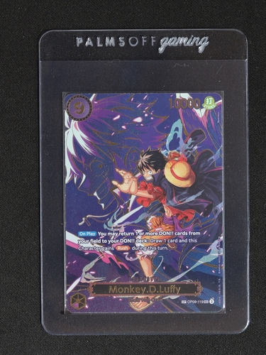 2023 One Piece Card Game OP09-119 Monkey D. Luffy SP Carrying On His Will — front