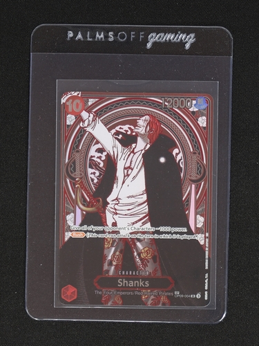 One Piece TCG OP09-004 Shanks SP Silver Carrying On His Will — front