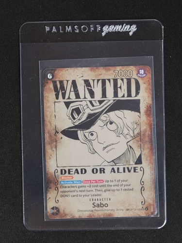 ONE PIECE Card Game 2025 OP13-120 Sabo Wanted Poster — front