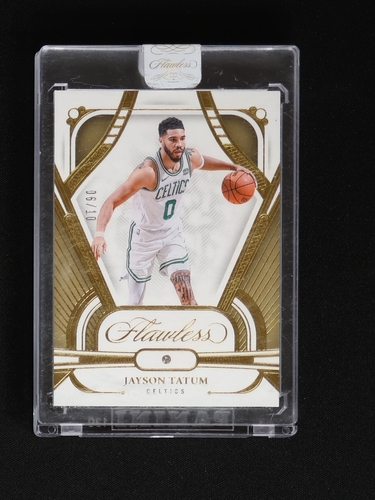 2023-24 Panini Flawless #9 Jayson Tatum — front