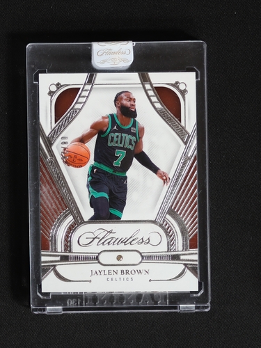 2023-24 Panini Flawless #80 Jaylen Brown — front