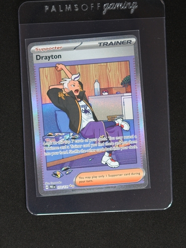 2025 Pokémon Prismatic Evolutions #172 Drayton — front