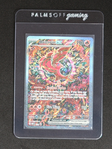 Pokémon ME02 Phantasmal Flames Oricorio EX #024 Black Star Promo — front