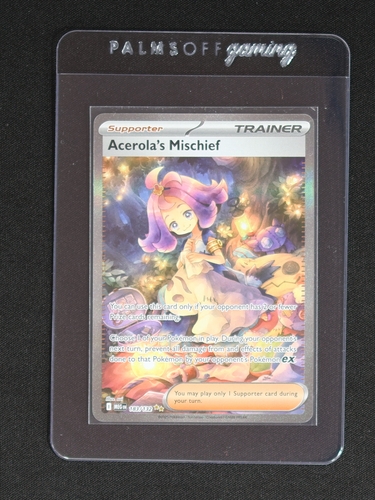 2025 Pokemon Mega Evolution #183 Acerola's Mischief — front