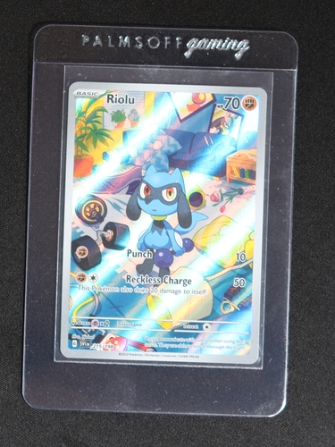 2023 Pokémon TCG Scarlet & Violet #215 Riolu Illustration Rare — front