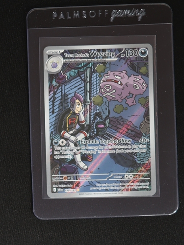 2023 Pokémon SV10: Destined Rivals #199 Team Rocket's Weezing — front