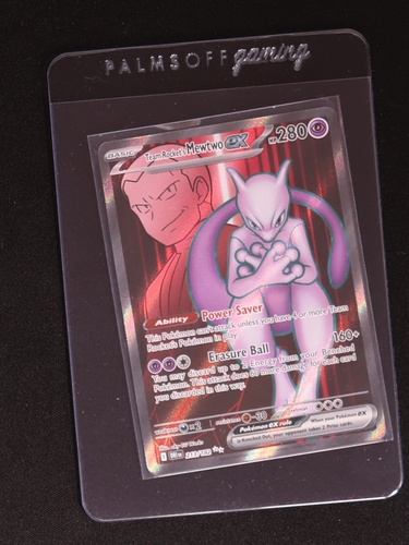 2025 Pokémon Team Rocket's Mewtwo EX #213 — front
