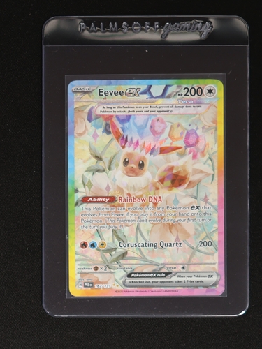2025 Pokémon Prismatic Evolutions #167 Eevee ex — front