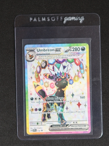 2025 Pokemon Prismatic Evolutions #176 Umbreon EX — front
